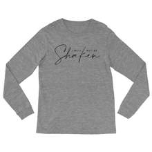 Load image into Gallery viewer, I Will Not Be Shaken Long Sleeve T-shirt - Grey - Be Kind 2 Me