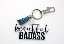 Load image into Gallery viewer, Beautiful Badass Keychain - Be Kind 2 Me