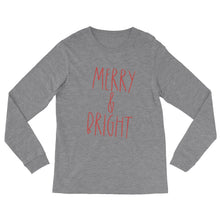 Load image into Gallery viewer, Merry &amp; Bright Long Sleeve Tee - Be Kind 2 Me