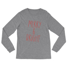 Load image into Gallery viewer, Merry & Bright Long Sleeve Tee - Be Kind 2 Me