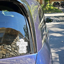 Load image into Gallery viewer, Positive Vibes Only Car Decal - Be Kind 2 Me