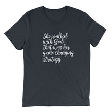 Load image into Gallery viewer, She walks with God T-shirt - Be Kind 2 Me