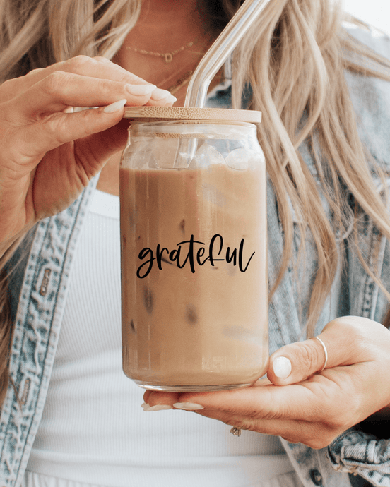 Grateful Glass Tumbler - Be Kind 2 Me