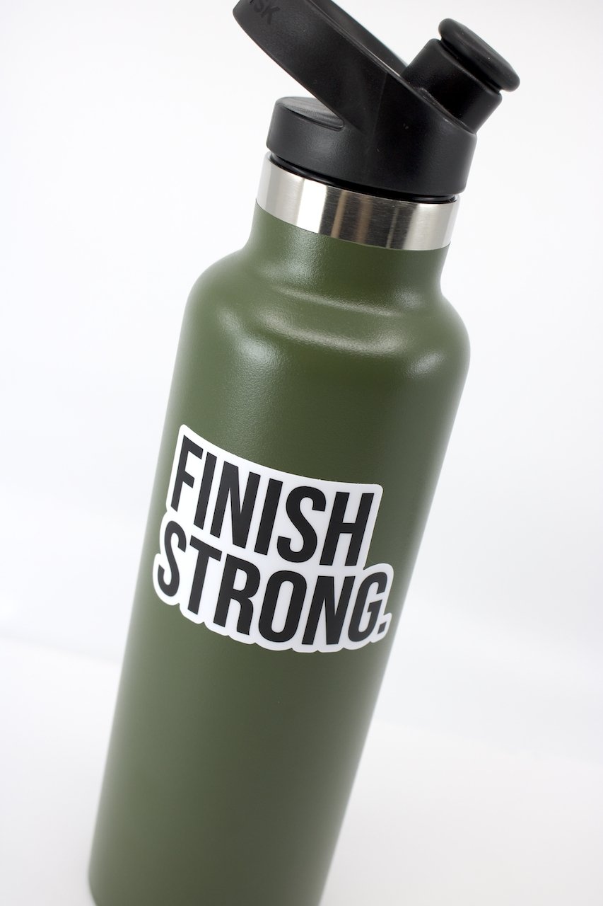 FINISH STRONG. Sticker - Be Kind 2 Me