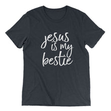 Load image into Gallery viewer, Jesus is my bestie T-shirt - Navy - Be Kind 2 Me