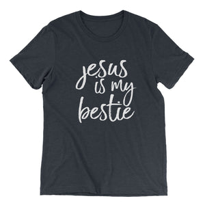 Jesus is my bestie T-shirt - Navy - Be Kind 2 Me