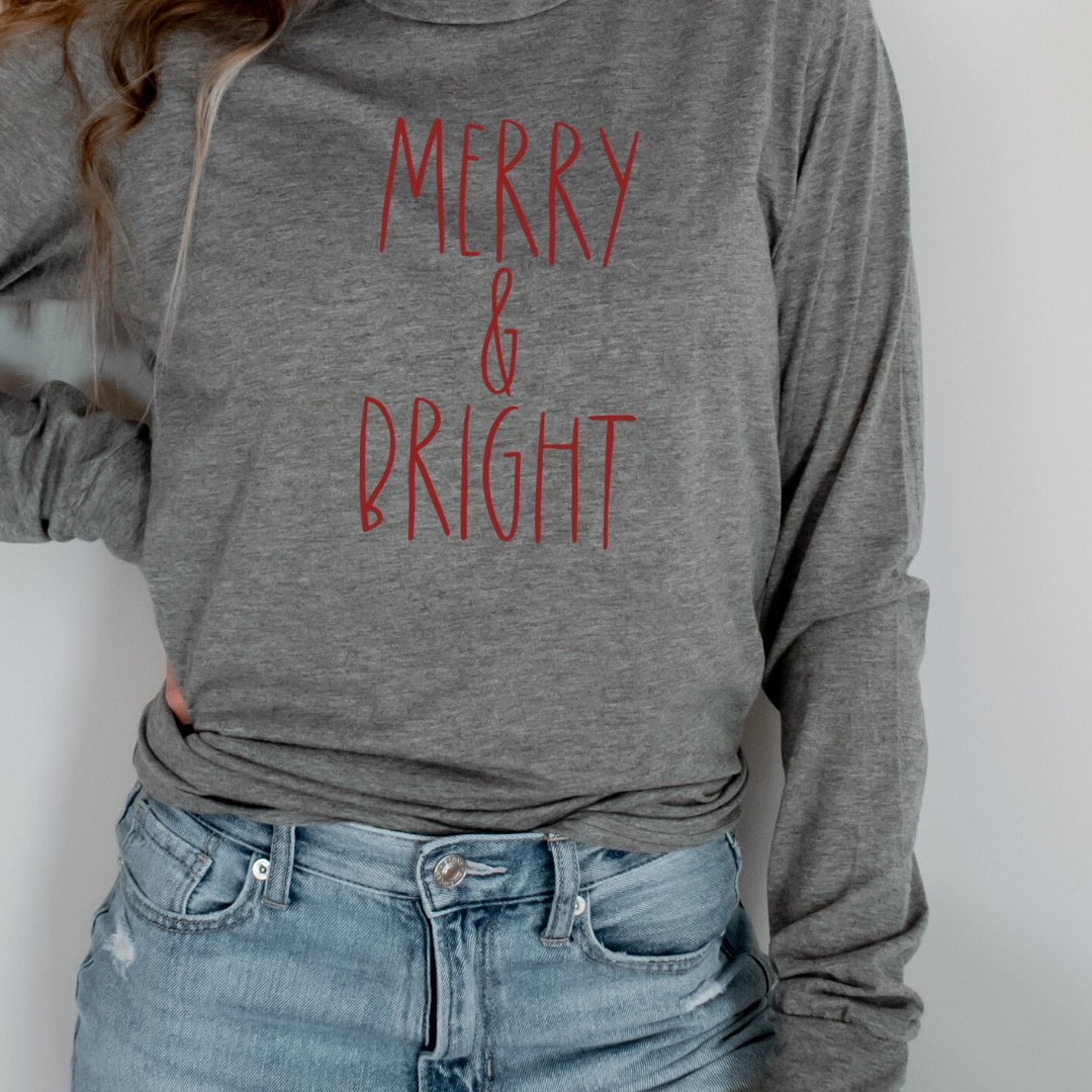 Merry Bright Long Sleeve Tee
